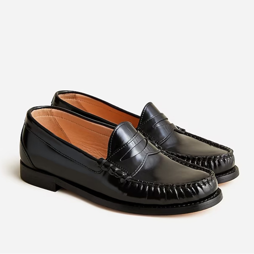J.Crew Winona penny loafers in spazzolato leather Size 9.5